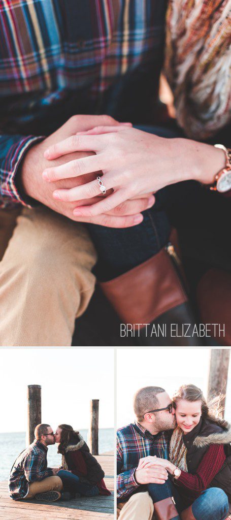 Engagement on the Water | Bay Engagement | Havre de Grace Engagement | Fall Engagement | Brittani Elizabeth Photography
