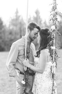 black and white engaged couple ash mill farm