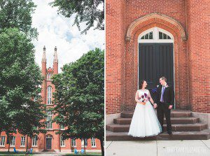 nevin chapel at franklin & marshall wedding ceremony