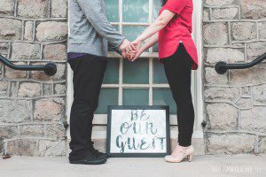 beauty and the beast engagement be our guest sign