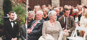 outdoor wedding ceremony at terraview stroudsmoor country inn