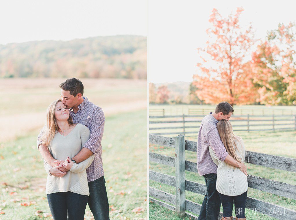Wrap You Arms around Me and Hold Me Close | Fall Engagement near Philadelphia