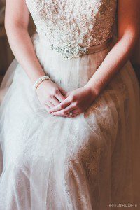 ivory lace with beading wedding dress