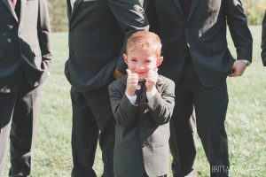 ring bearer fall lodges at gettysburg wedding