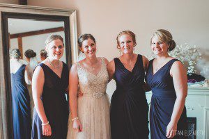 blue bridesmaid dresses lace wedding dress