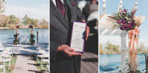 purple wedding details fall lodges at gettysburg