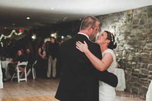 bride and groom first dance morningside inn