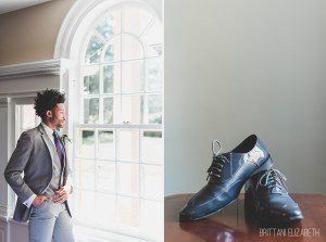 plum teal gray groom shoes