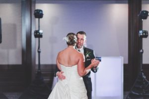 bride and groom first dance phoenixville foundry wedding