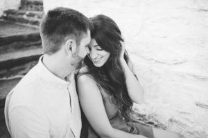black and white engagement valley forge