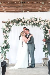 you may now kiss the bride sussex conservatory wedding