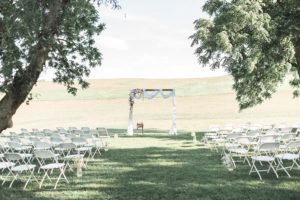outside summer wedding ceremony lewisburg wedding