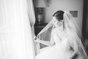 black and white candid of bride weddings near harrisburg pa