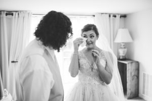 father of the bride first look candid
