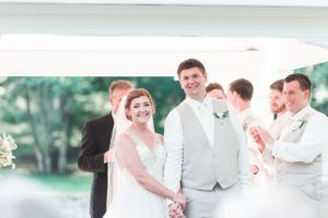 bride and groom just married weddings on memory lane