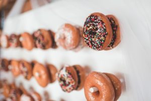 donuts at wedding on memory lane dessert ideas